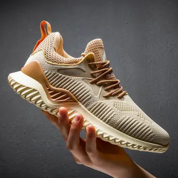 

New Fashion Gym Trainers Shoes Male Sneakers Casual Flats Shoes Men air Mesh Black Breathable Shoes