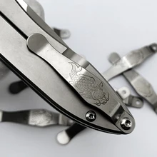 Koi 812 зажим для задней части титановое, титановое крепление для задней части из сплава 901 аксессуары зажим для ножа 902 аксессуары для задней части EDC инструменты