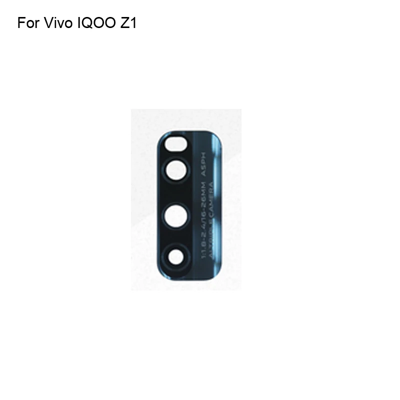 2PCS High quality For Vivo IQOO Z1 Back Rear Camera Glass Lens test good Z 1 Replacement Parts | Мобильные телефоны и