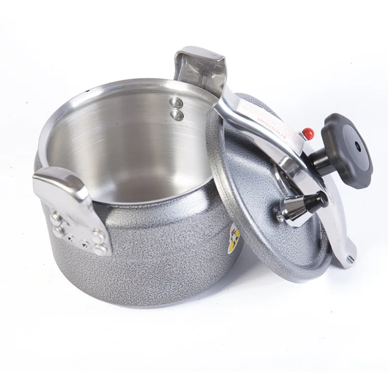 Pressure Cooker 3L Aluminum Explosion-Proof Pressure Cooker Pot Rice Cooking Stovetop Outdoor Camping Travel Pot High Elevation