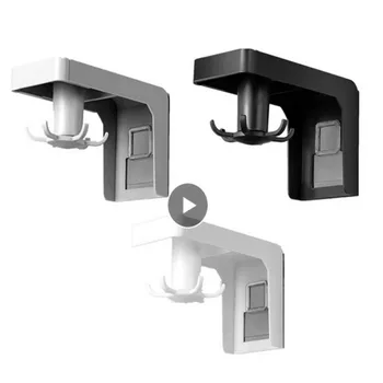 

Bathroom Storage Rotating Hook Kitchen Rotating Hanger Self Adhesive Hanging Rack Organizer Cabinet Hang Under Shelf Accessories