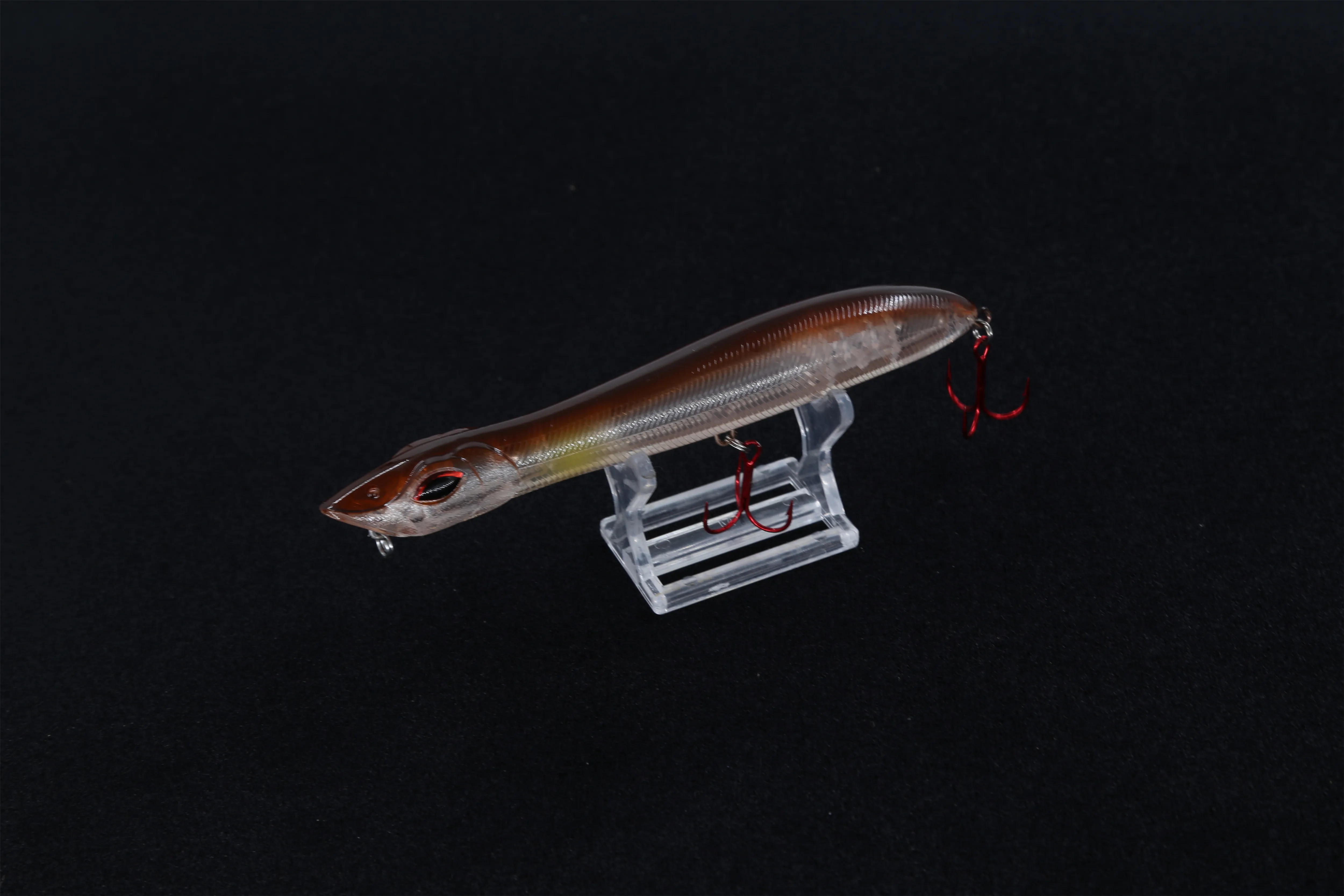 Le-Fish голова змеи 140 мм/25 г рыболовные приманки плавающий кренкбейт морской бас Щука приманка-карандаш Topwater Поппер с крючками VMC