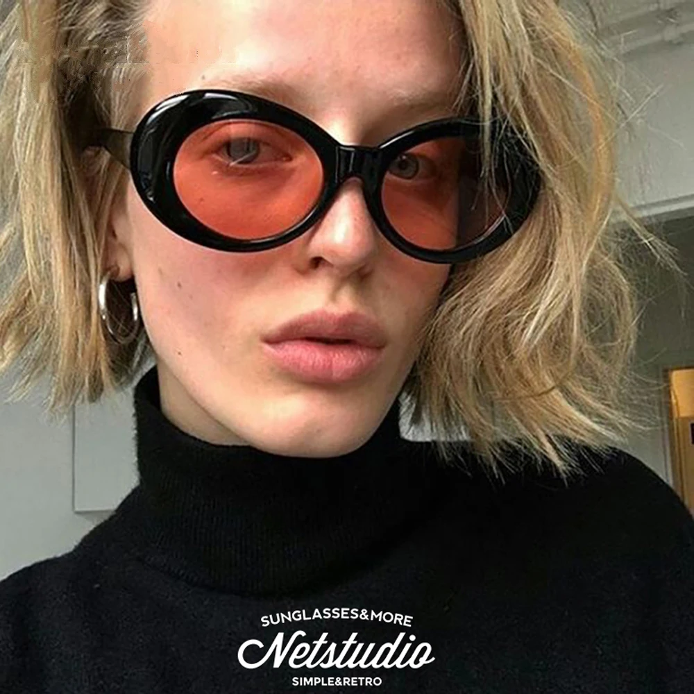 

Clout Goggles Glasses Brand Designer Mirror Retro Oval Sunglasses Classic Fashion Female Male Sun Glasses for Men Women