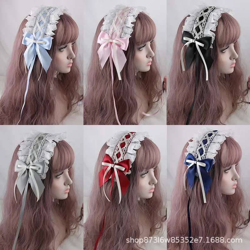 

Off-the-Shelf Original Lolita Lolita Hair Band Daily Wild Lo Mother Headwear May Take Angel Handle Poisonous Mushrooms Shipping