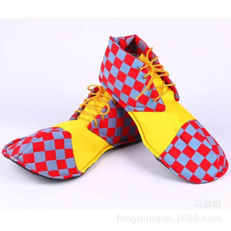 Halloween Ball Performance Clown Performance Dressing up Clown Shoe Clown Clothing Sponge Shoe