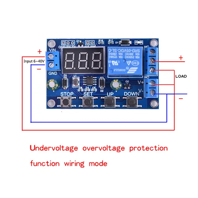 Under Over Voltage Protection Module Battery Auto Charger Discharger Board