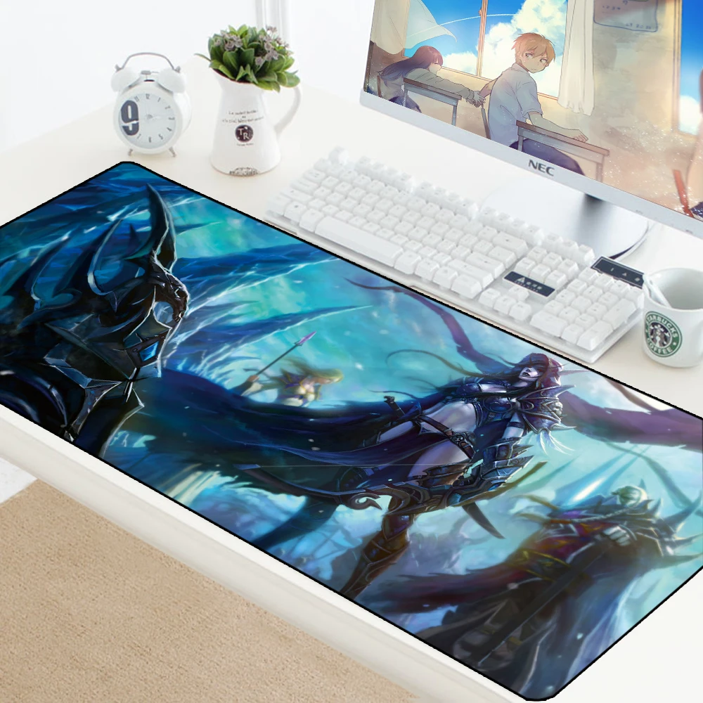 Large Gaming Mousepad Mat for World of Warcraft Mouse Pad Dragon Gamer Computer PC Desk Pad for Laptop Locking Edge Big Padmouse