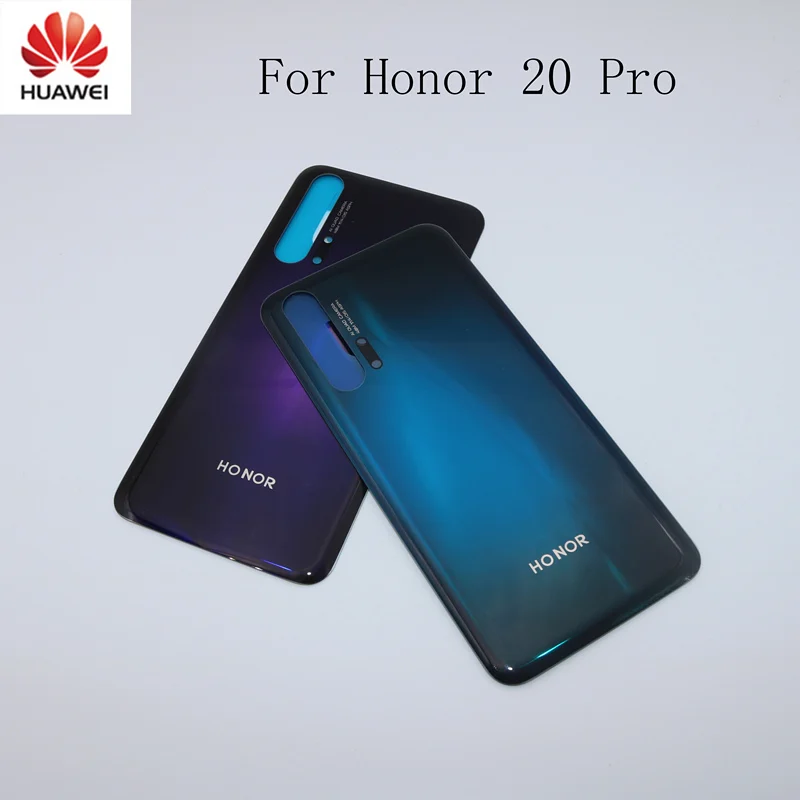 Оригинальный стеклянный чехол для задней панели Honor 20 Pro запасной ремонта двери