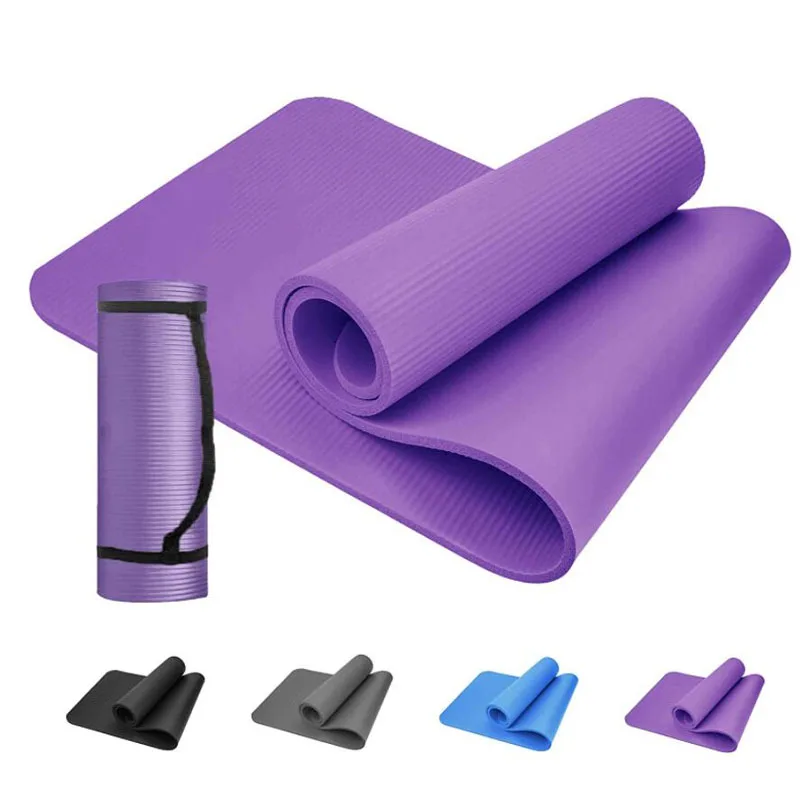 60 X 25 X 1.5cm Yoga Mat Non Slip Carpet Pilates Gym Sports Exercise Pads Beginn 