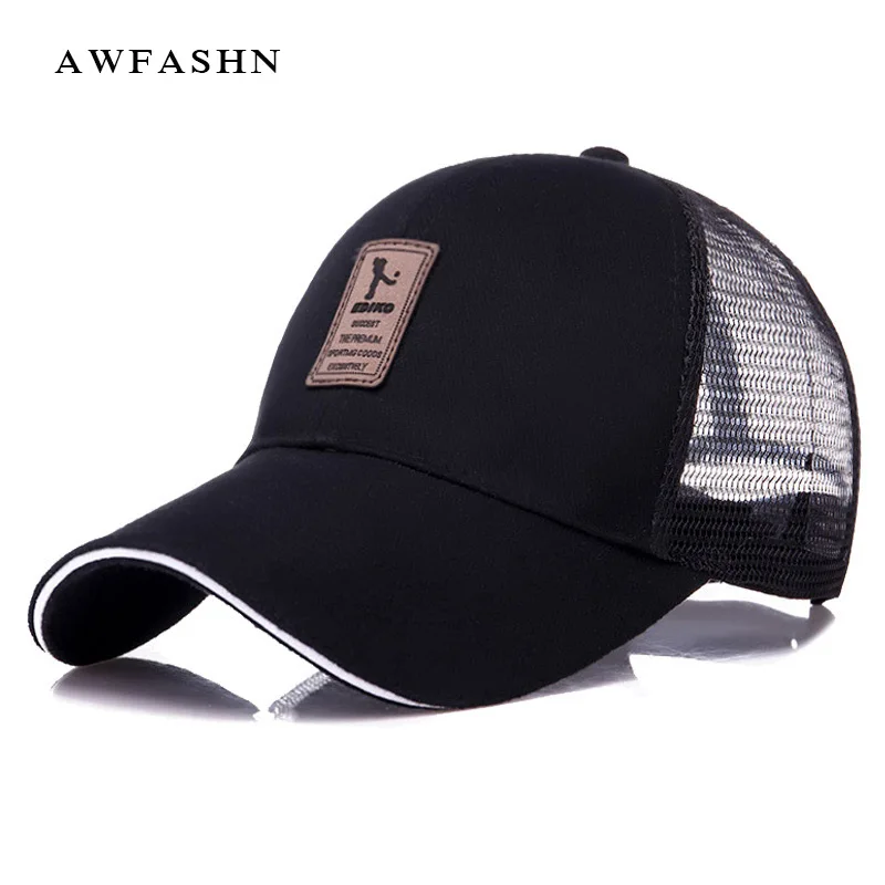 Женская Бейсболка с длинным узором AWFASHN однотонная регулируемая бейсболка из 100%