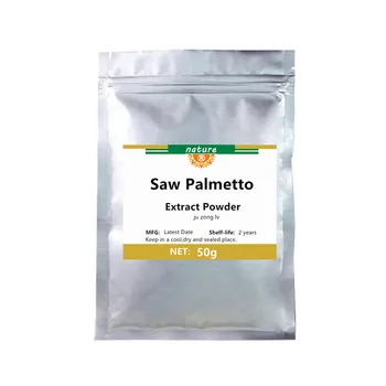 

50g-1000g Natural high quality saw palmetto extract 85% powder,Prevention and relief of prostatic hypertrophy，Lower cholesterol
