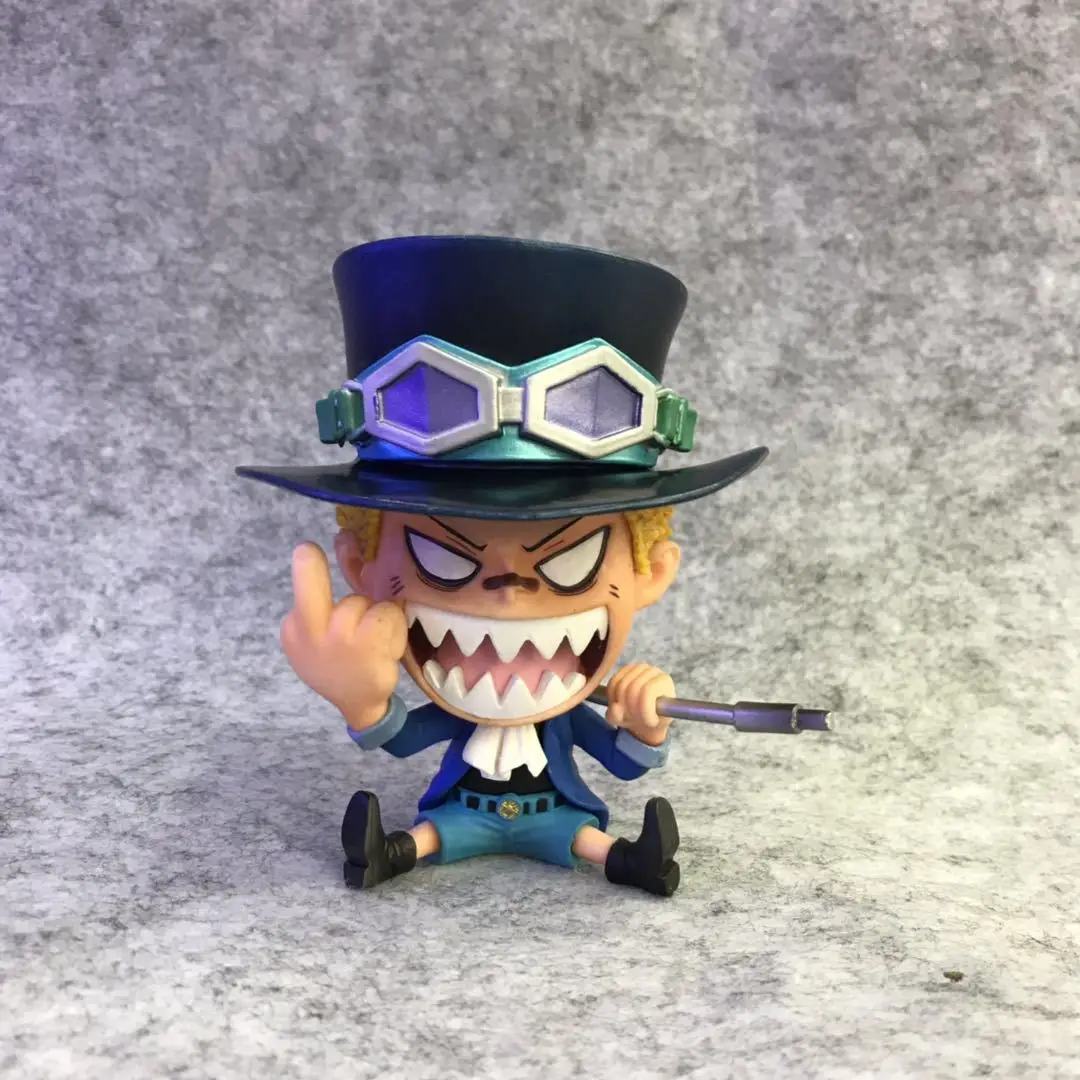 Один кусок детство Сабо Луффи Ace Чоппер Санджи Roronoa Zoro GK Q сидя вер. Бутылка обнимающая ПВХ фигурка модель игрушки
