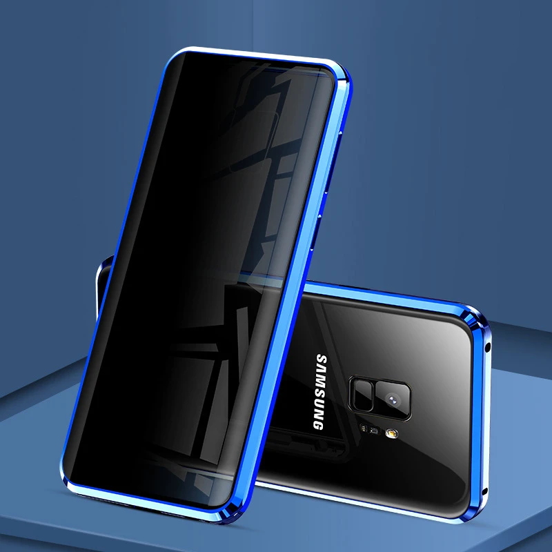 360 магнитный противоударный закаленный чехол для телефона Samsung Galaxy S20 Ultra S10 S9 S8 Plus