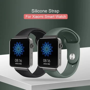 

Silicone Strap For Xiaomi Smart Watch Bracelet mi watch Accessories Replacement strap