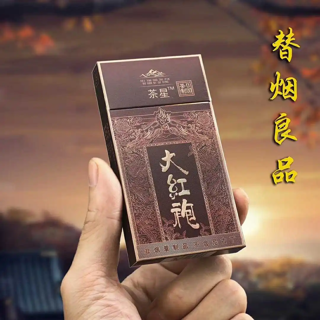 Чай черный чай Dahongpao табак тонкая замена не табак|Чаедробильные машины| |
