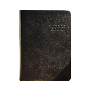 

1pc Notepad Thicken Portable Practical PU Leather Cover Note Book Note Pad Diary Notebook for Office Workers Students Teachers