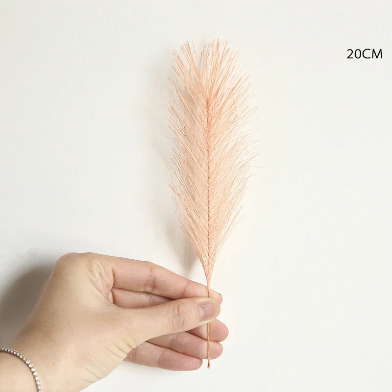 DY000239-champagne 50 шт./лот, искусственные цветы Феникс, украшение дома, свадебный букет, искусственный цветок - Цвет: DY000239-champagne
