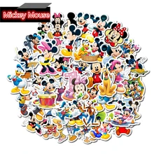 50 шт. водонепроницаемый стикер Микки Маус s ноутбук скейтборд багаж гитара велосипед Дети DIY Фотоальбомы граффити наклейка