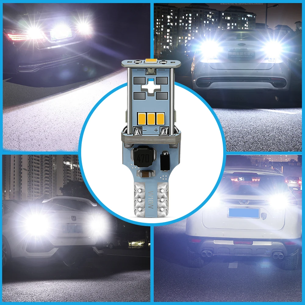 OXILAM 2x Canbus T15 W16W светодиодный лампы автомобиля Резервное копирование Фары заднего