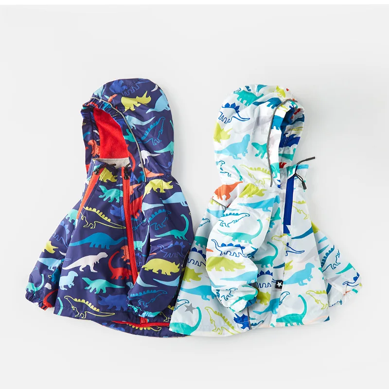 

BOY'S Raincoat Jacket Coat 2019 New Style Small CHILDREN'S Western Style Autumn Baby Fashion-Children Hooded Tops Autumn Clothin