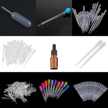 

0.2/3/4/5/10ml Disposable burette Laboratory Tools Pipettes Plastic Eye Graduated Experiment Microbiology Transparent