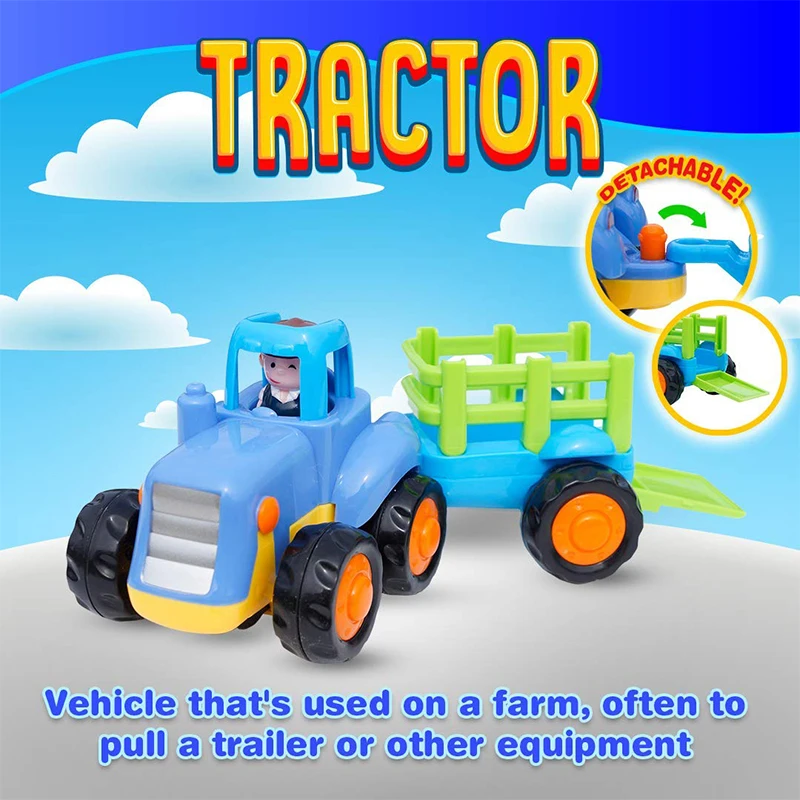 Детские инерционные машинки (набор из 4 шт.) производства Huile Toys|toy truck|pull backcar model |