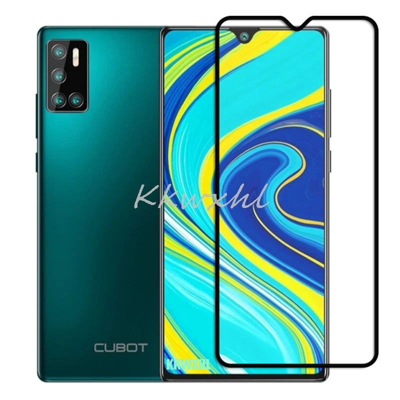 9H HD полное покрытие цветное закаленное стекло для Cubot P40 Защитное экрана телефона