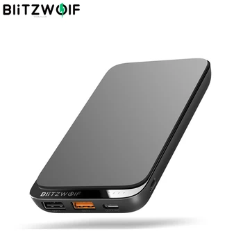 

BlitzWolf BW-P10 10000mAh QC3.0 PD18W Power Bank 10W Wireless Charger External Battery for Switch Mobile Phone