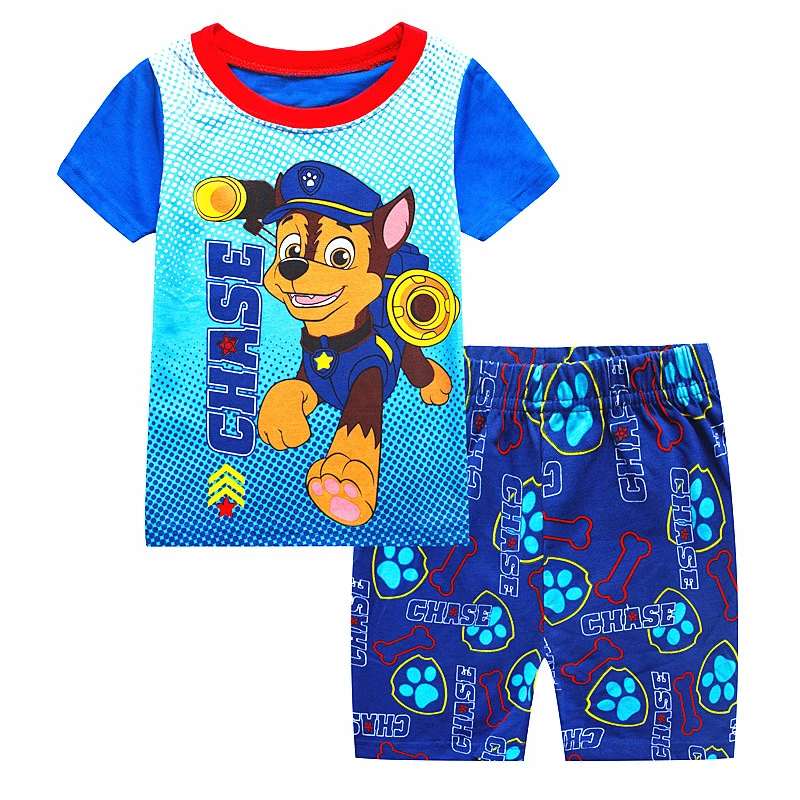 Paw Patrol Pyjama, Chase Marshall Rubble, Ensembles de Pyjama à Manches  Longues