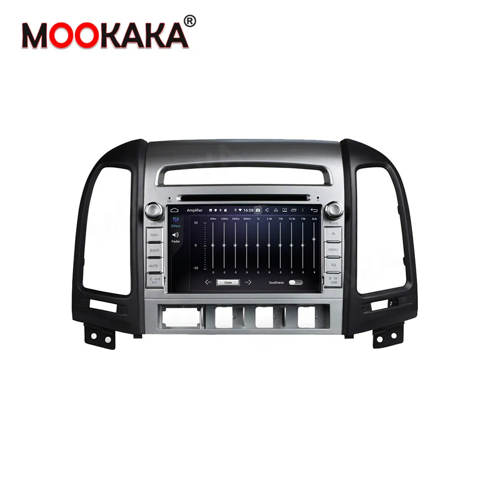 Автомобильный DVD плеер на Android 10 автостерео GPS навигация для Hyundai Santa Fe 2006 2011