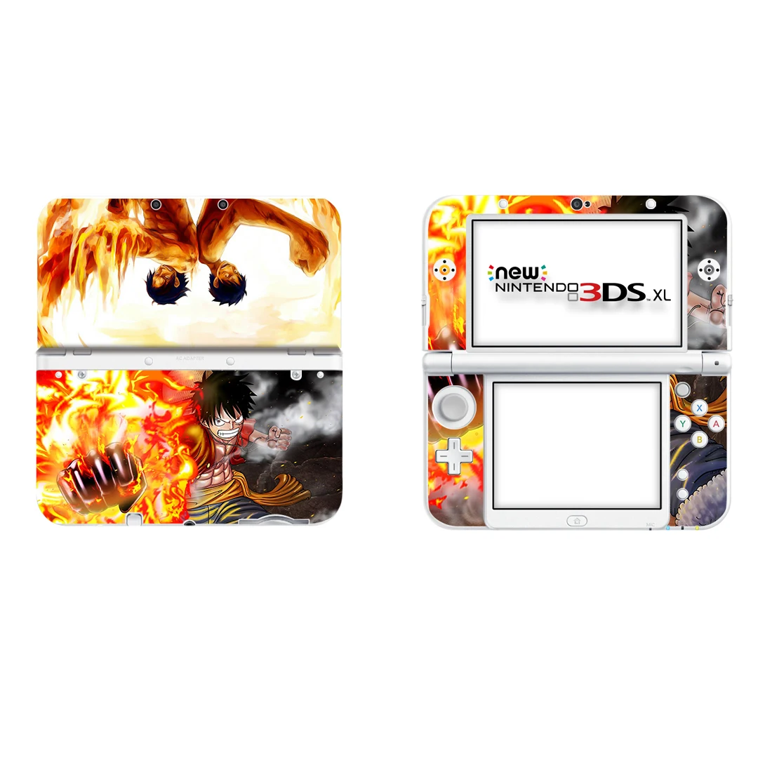 Аниме Одна деталь Луффи виниловая наклейка кожи Стикеры для нового 3DS XL LL шкуры Стикеры s для нового 3dsll Винил Защитная Наклейка