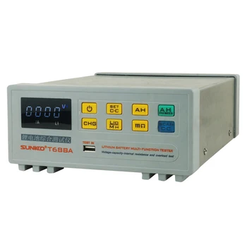 Price Battery Tester SUNKKOT688A Single Battery Comprehensive Test Instrument Internal Resistance Capacity Voltage Overload Tester