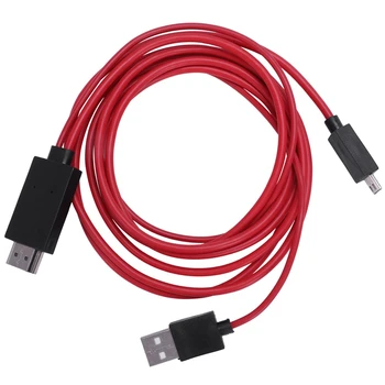 

6.5 Feet MHL Micro-USB to HDMI Adapter Converter Cable 1080P HDTV for Android Devices Samsung Galaxy S3 S4 S5 Note 3 Note 2 Note