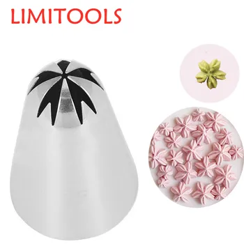 

1PCS #2F Stainless Steel Piping Icing Nozzle Cake Cream Pastry Baking Tips Cake Making Tools Dessert Decorators