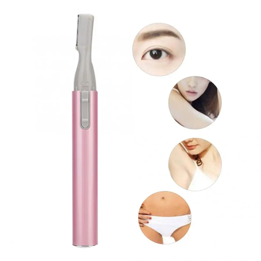 Portable Electric Eyebrow Trimmer Hair Shaving Tool for Eyebrow Armpit Leg Hand Hair Removal Beauty Makeup Tool