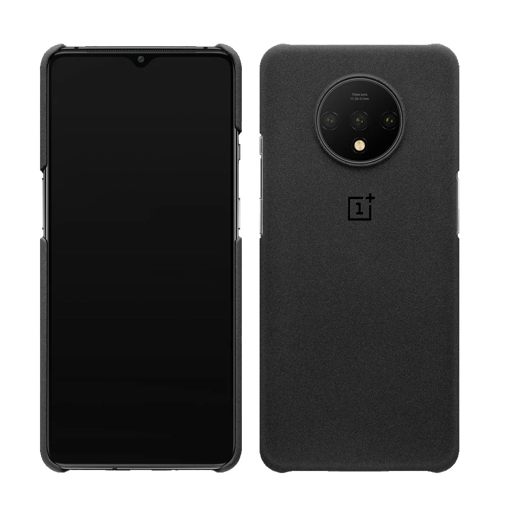 24 часа 1+ 7 Т Подушка бампер чехол Oneplus 7T чехол из песчаника силиконовый Карбон бампер