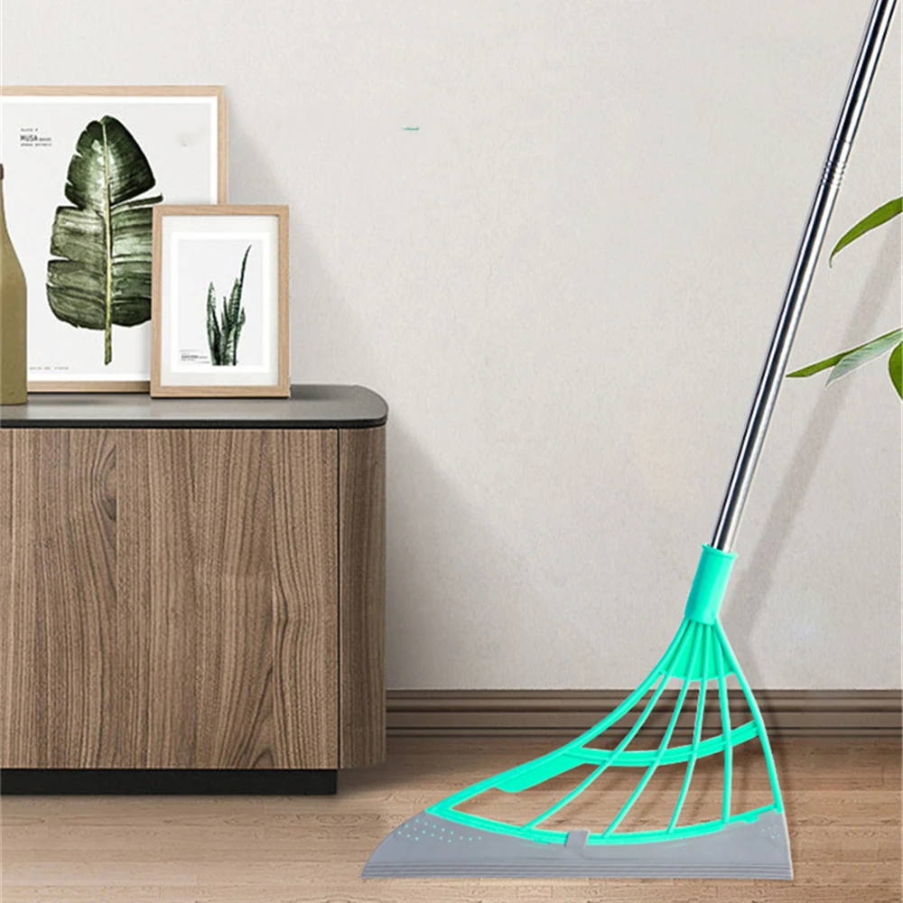 Foldable Wiper Broom Wipe Squeeze Silicone Mop for Wash Floor Clean