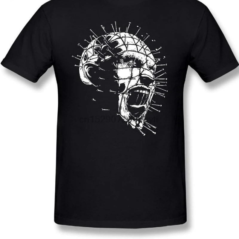 Hellraiser Pinhead Horror футболка с короткими рукавами и круглым воротником футболки из