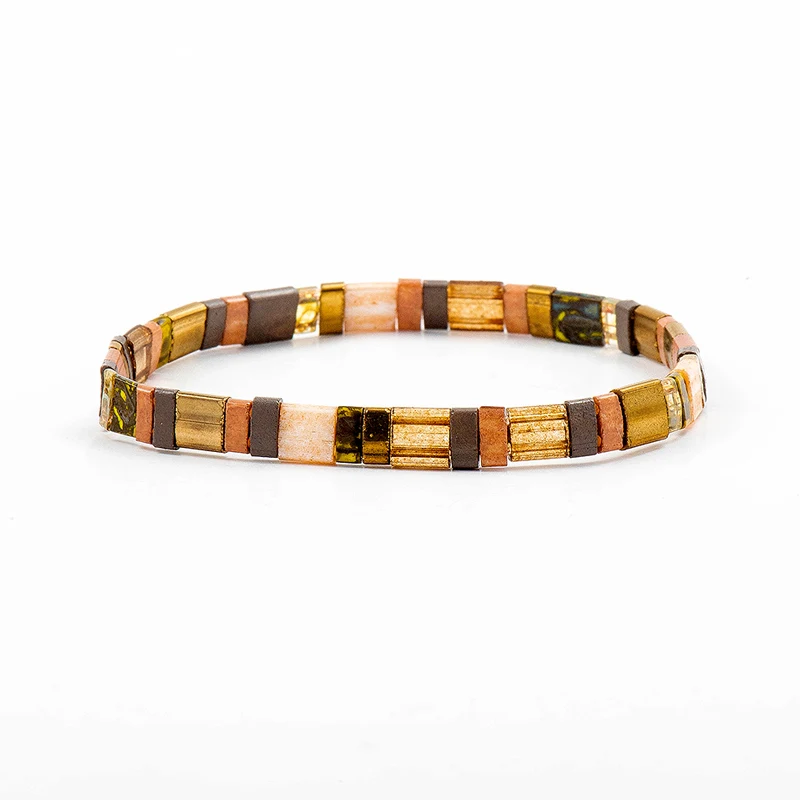 Дикие и свободные 16 цветов Boho Miyuki бусины браслеты для женщин летние пляжные Ювелирные изделия дружба Pulseira Mujer ручной работы - Окраска металла: Color 2