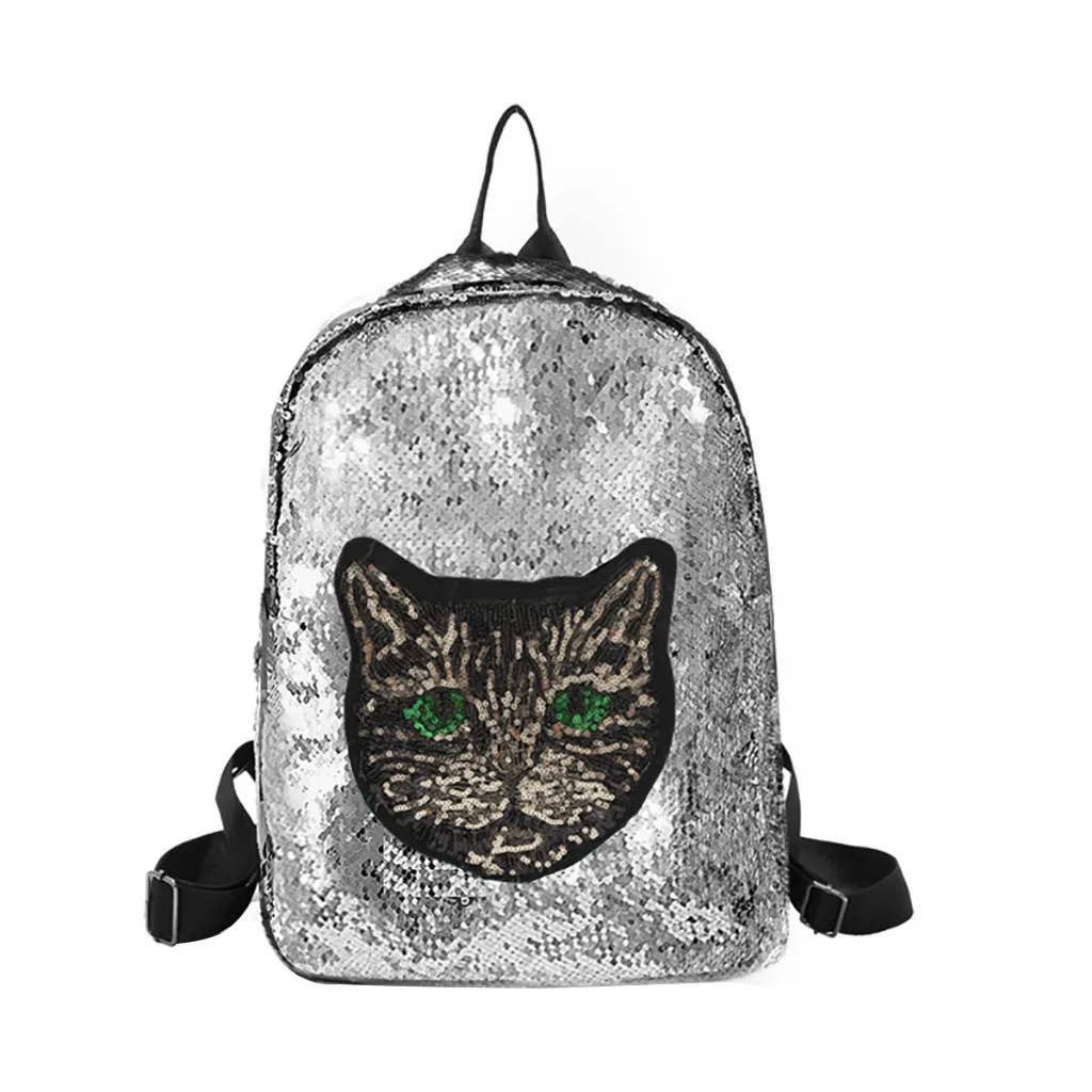 Для женщин Cat Рюкзак Цвет Одинаковая одежда модного молодежного дизайна для отдыха дорожная сумка рюкзак, Студенческая сумка для девочек Школьный рюкзак высокого качества - Цвет: D