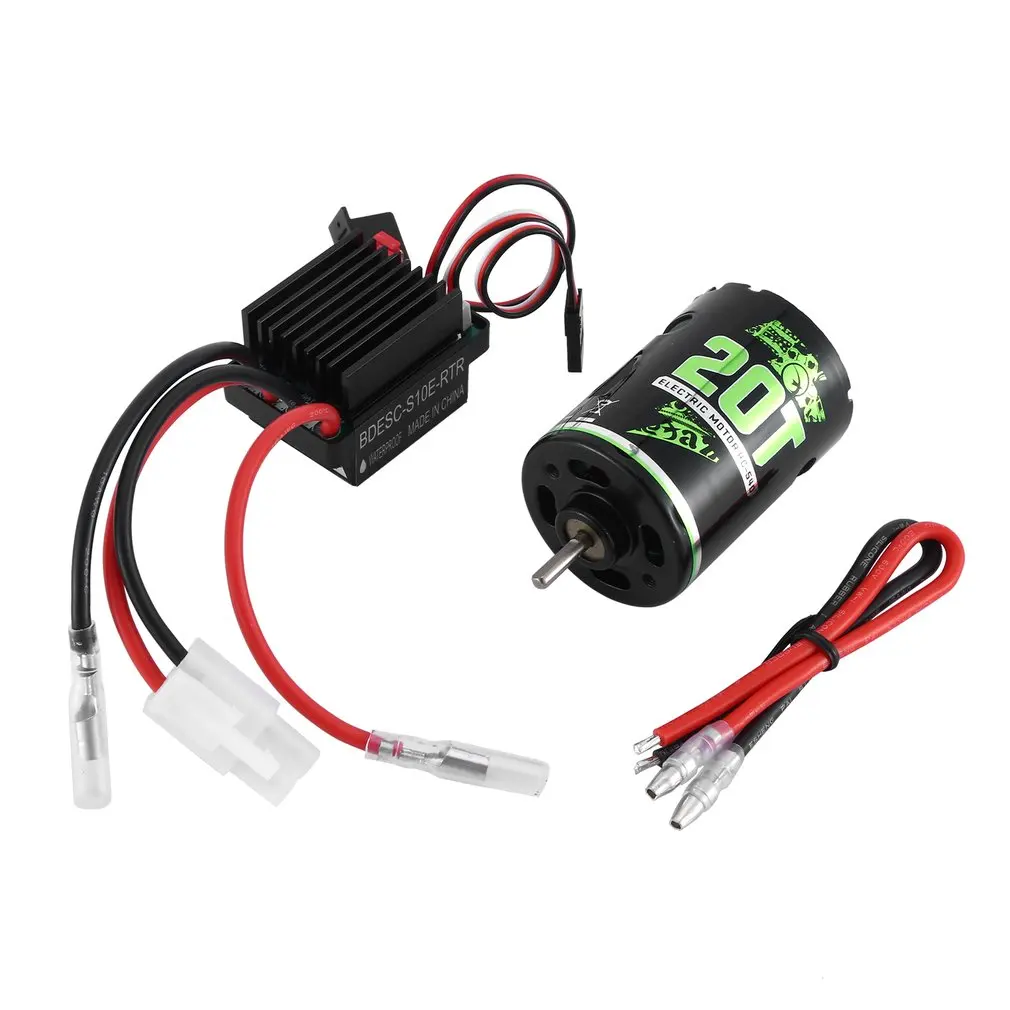 Waterproof Car Model Accessories High Torque Climbing 540 Brushed Durable Motor With 320A Black Brush ESC | Игрушки и хобби