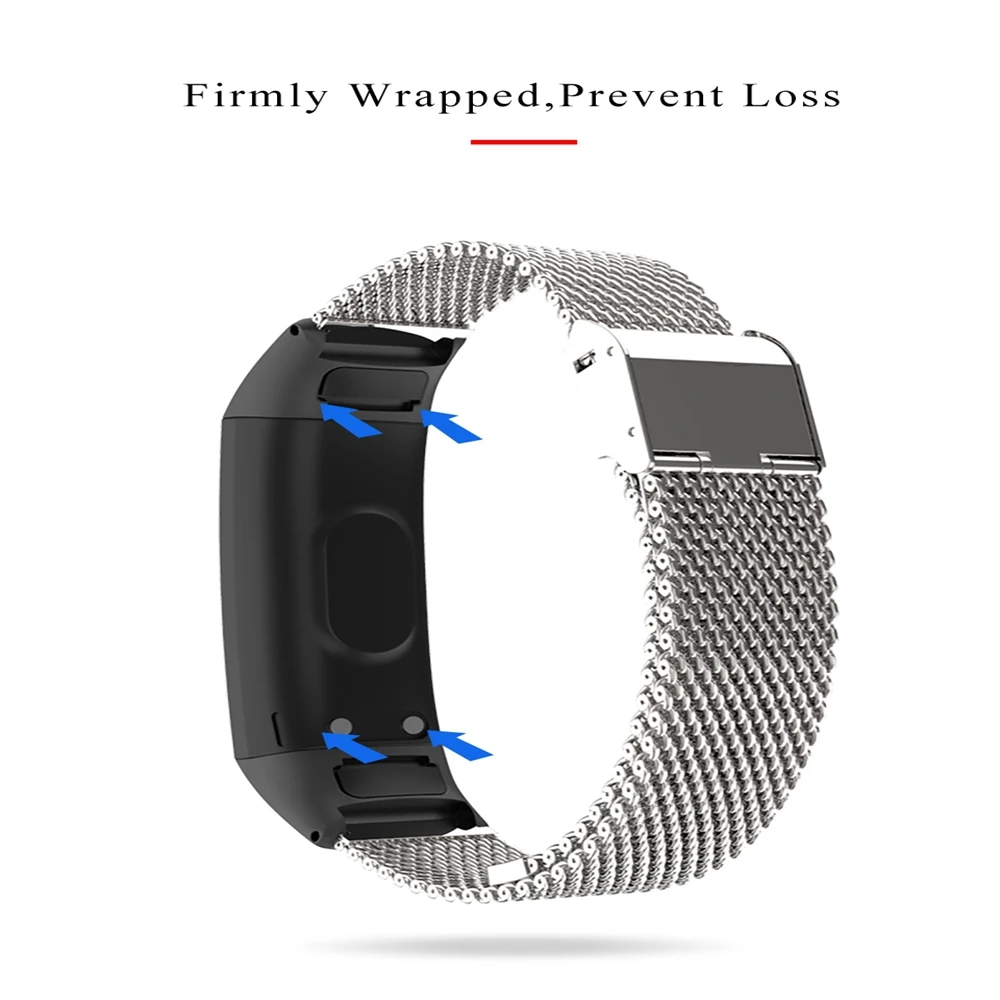 Honor Band5 NFC ремешок для Honor Band 5 Металлический Браслет замена Браслет из нержавеющей стали ремешок для Honor Band 4 5 ремешок