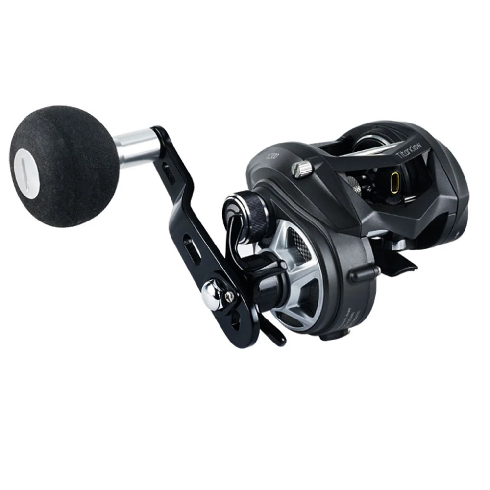 

Casting Reel TC300 Gear Ratio 6.1:1 Strong Aluminum Frame Low Profile Sea Boat Fishing Reel 15kgs Drag Baitcasting Fishing Reel