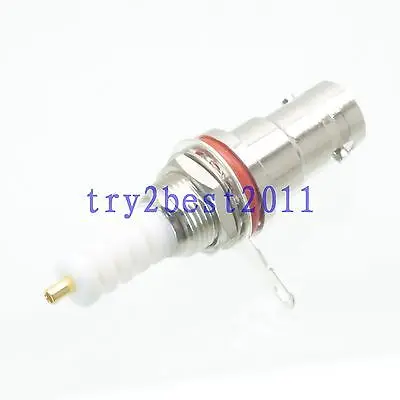 

DHL/EMS 20 Sets 1pce Connector SHV 5000V 5KV RP-BNC plug pin bulkhead solder deck mount straight -C1