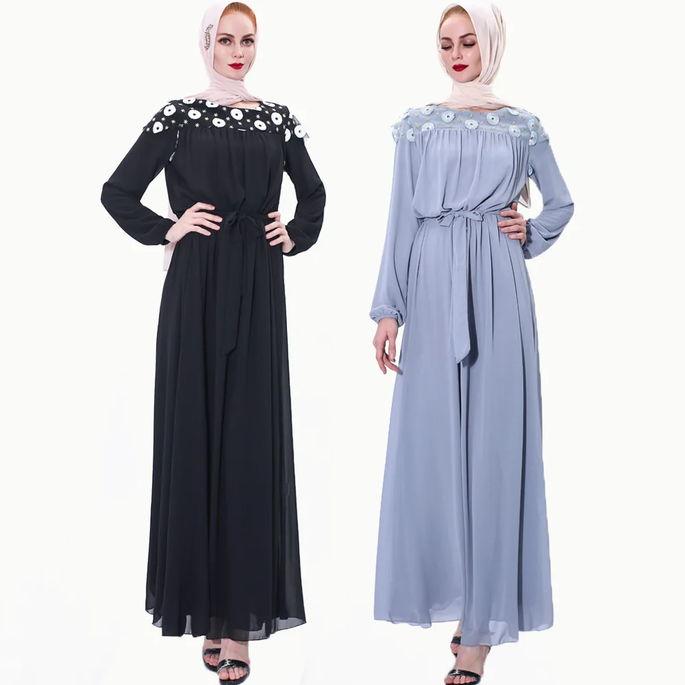 Турецкий хиджаб мусульманское платье Eid Mubarek Abaya женская одежда для женщин