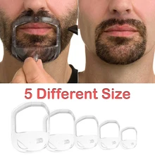 5 шт./компл. укладка бороды инструменты для мужчин Мода Goatee формирование шаблон бритья творческие аксессуары для бусин лицо Моделирование инструмент