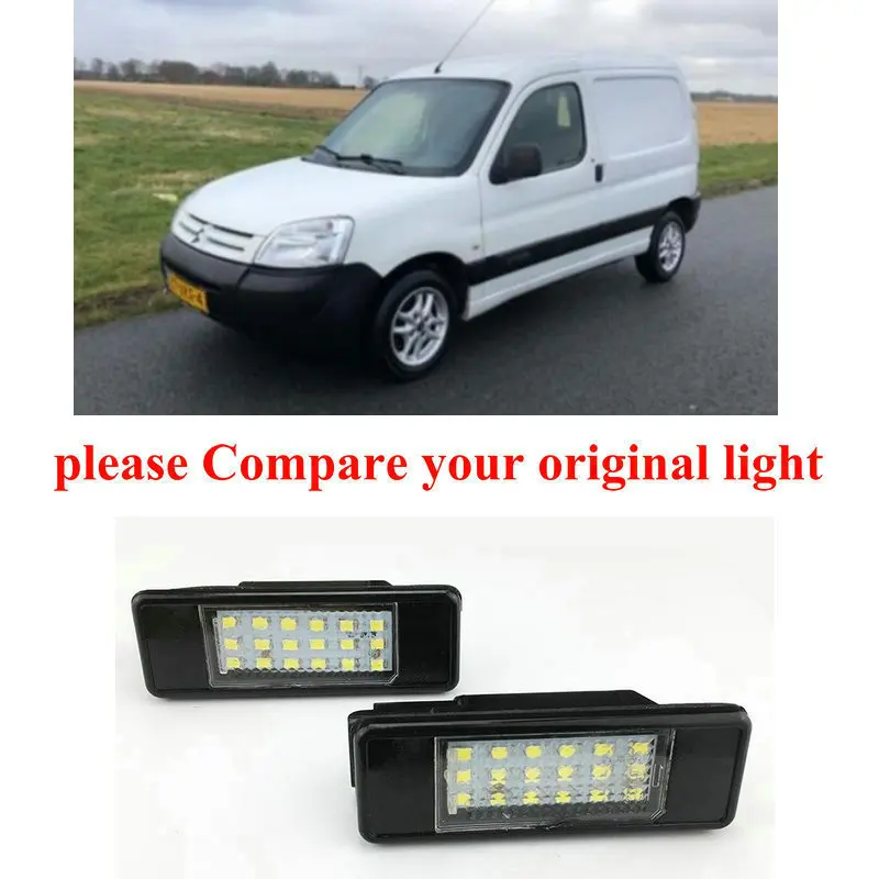 

Car Accessories Special Car License Plate Lamp For Citroen berlingo estate van 1996-2007 car products canbus error free