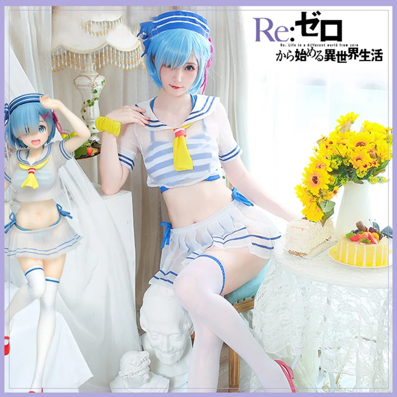 Костюм для косплея Rem из аниме Re Life In A Different World From Zero |