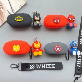 

Cartoon Silicone Case For QCY T1S /QS2/T2C Wireless Bluetooth Earphone Shockproof Protective Bags Cover Case Charging Box