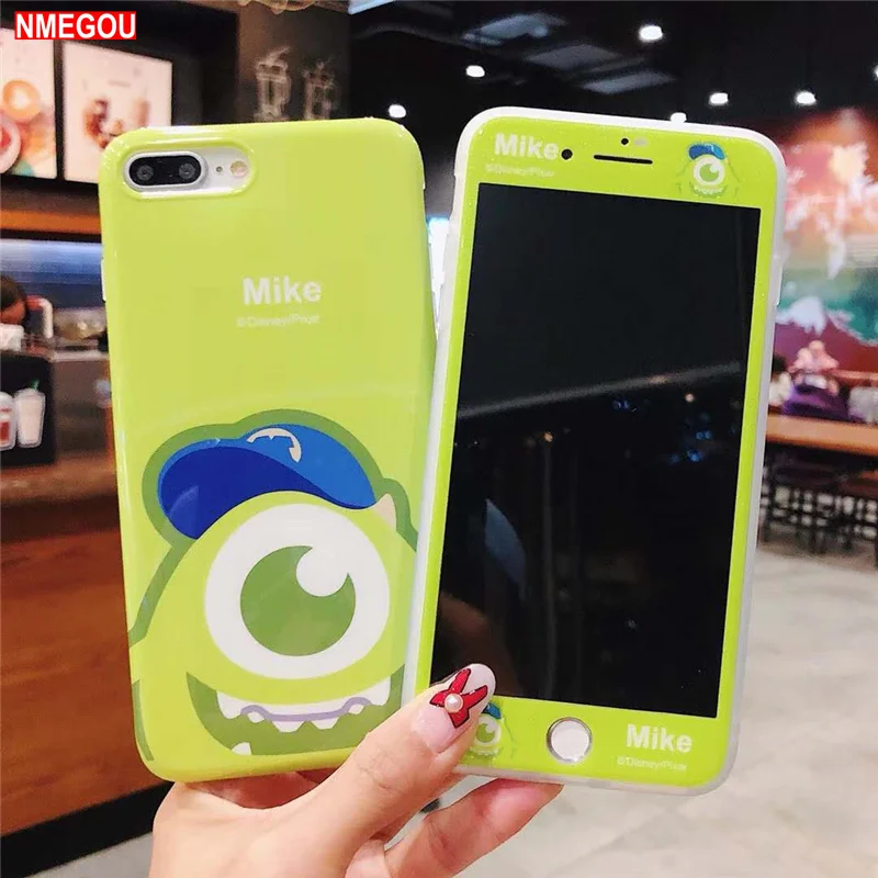 

Cute Cartoon Girl Women Soft Silicon Case & Screen Protector for IPhone 6 6S 7 8 Plus X XS Cover for Iphone7 Iphonex Fitted Case